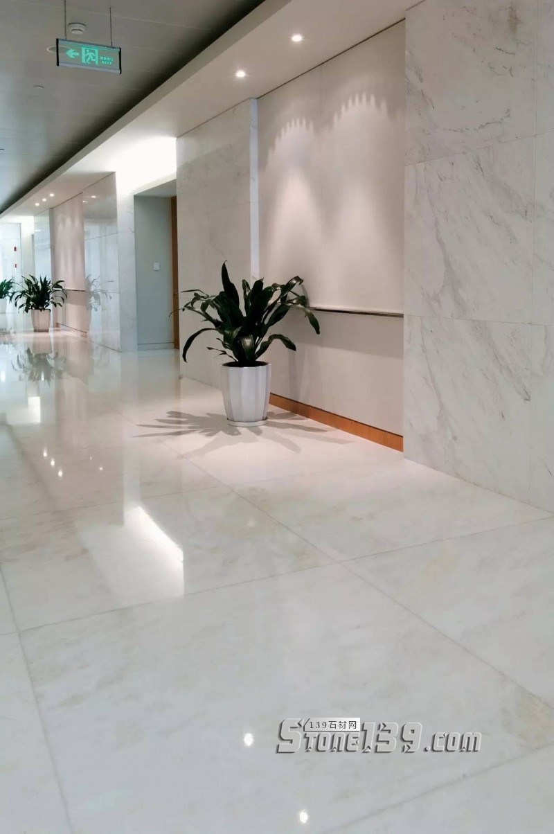 雪花白大理石經典裝飾設計案例-感受奢華紋理之美