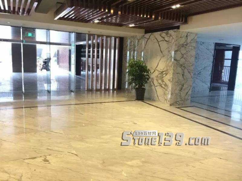 雪花白大理石經典裝飾設計案例-感受奢華紋理之美