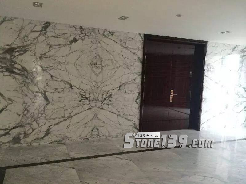 雪花白大理石經典裝飾設計案例-感受奢華紋理之美