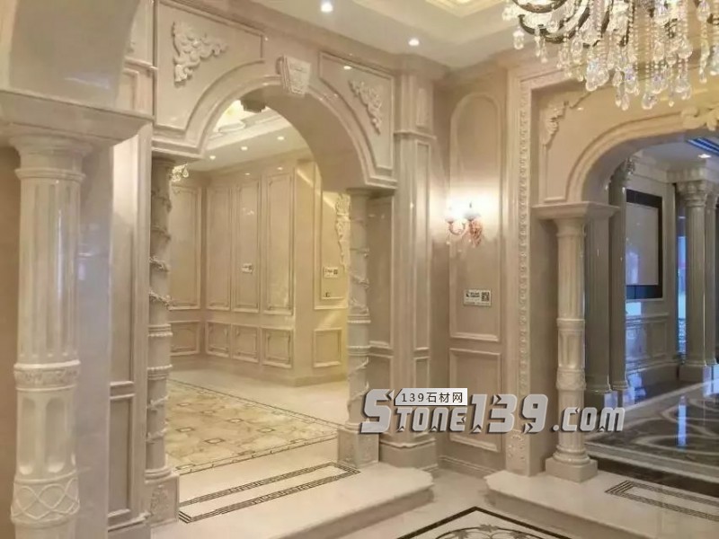 白玉蘭大理石裝飾案例賞析-沉靜優(yōu)雅，超美設(shè)計