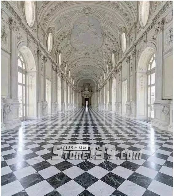 黑與白,經(jīng)典的石材拼接藝術(shù)