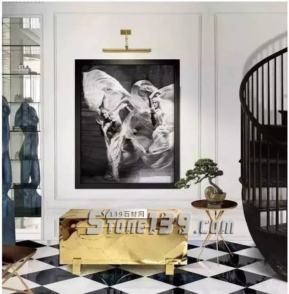 黑與白,經(jīng)典的石材拼接藝術(shù)