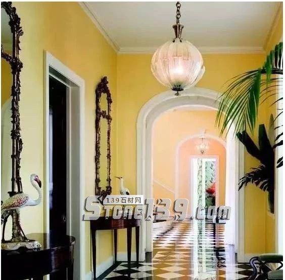 黑與白,經(jīng)典的石材拼接藝術(shù)