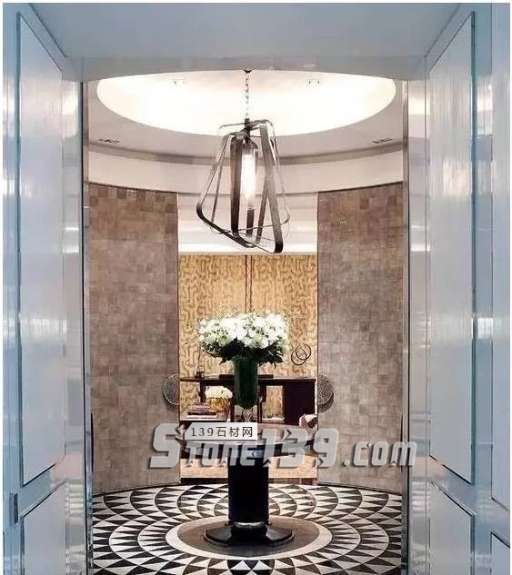 黑與白,經(jīng)典的石材拼接藝術(shù)