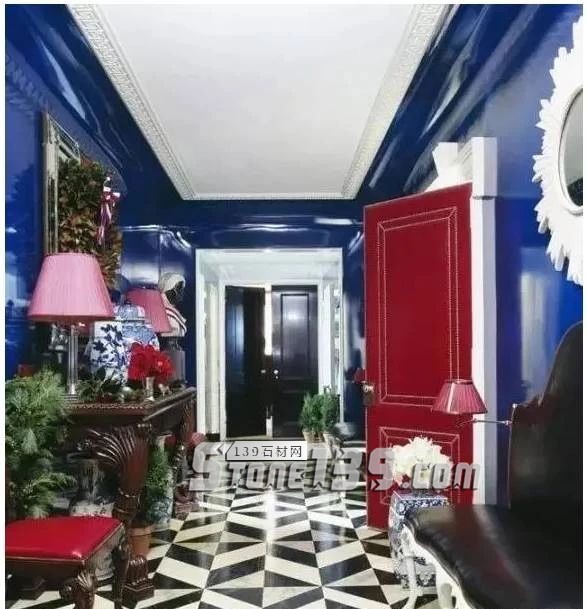 黑與白,經(jīng)典的石材拼接藝術(shù)