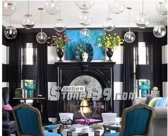 黑與白,經(jīng)典的石材拼接藝術(shù)