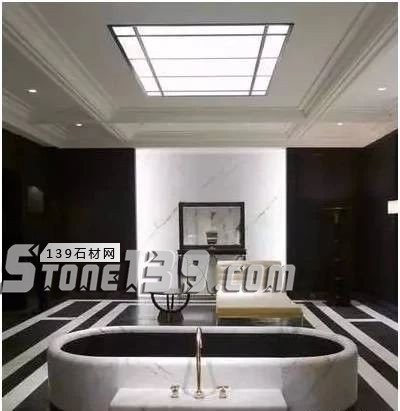 黑與白,經(jīng)典的石材拼接藝術(shù)