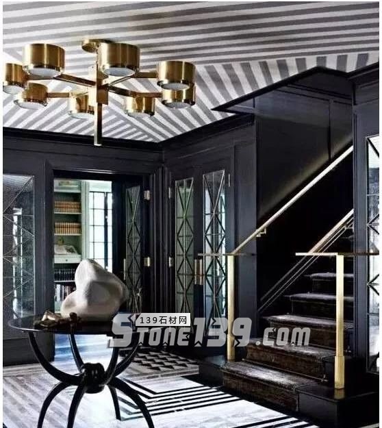 黑與白,經(jīng)典的石材拼接藝術(shù)