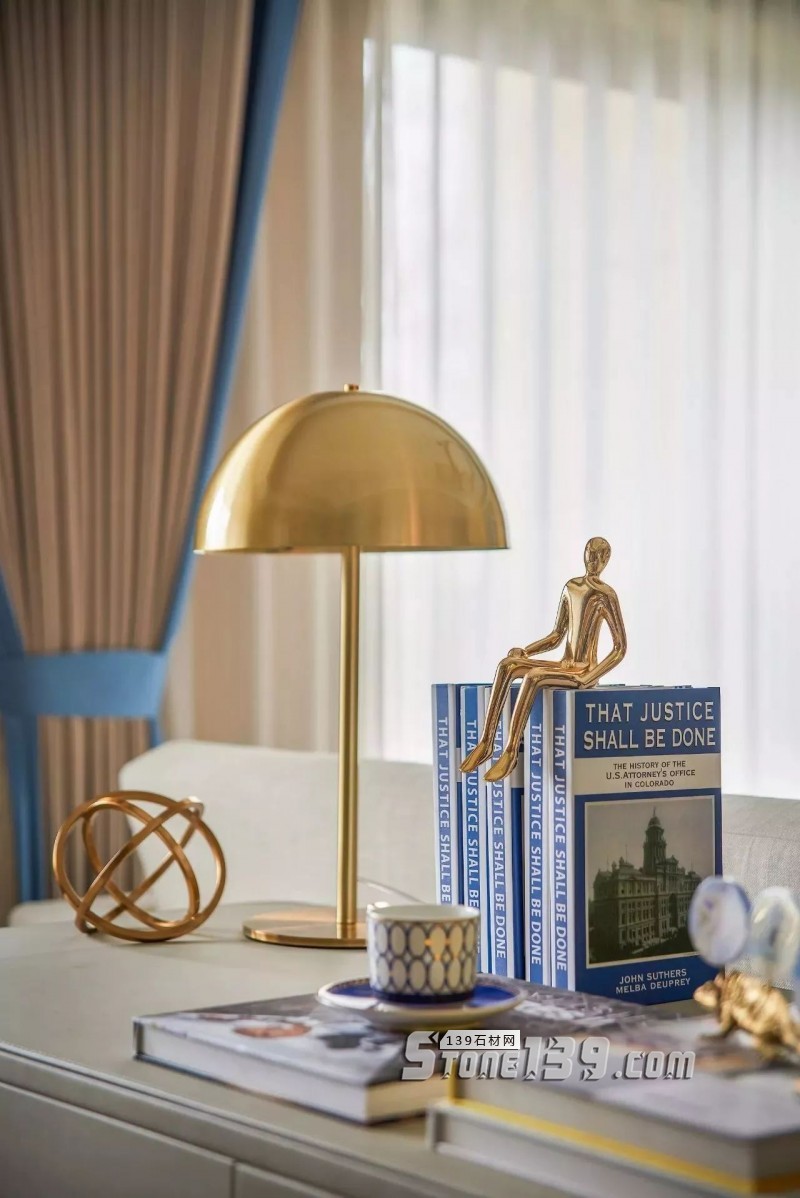 輕奢主義 | 大理石+黃銅鑲嵌設計裝飾應用