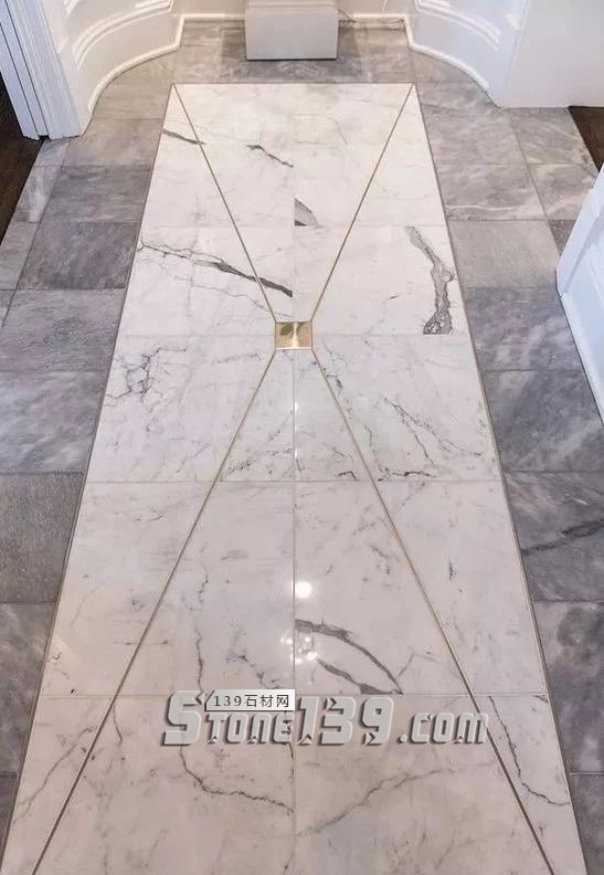 輕奢主義 | 大理石+黃銅鑲嵌設計裝飾應用