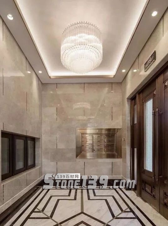 輕奢主義 | 大理石+黃銅鑲嵌設計裝飾應用