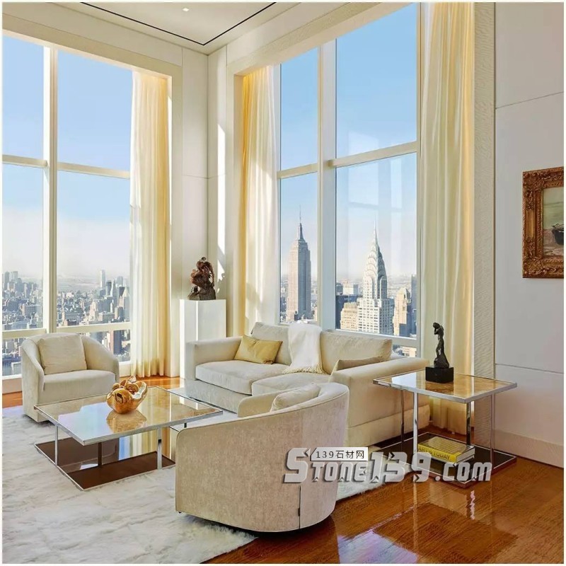 全球頂級公寓住宅 紐約曼哈頓區多樣風格的大理石應用賞析
