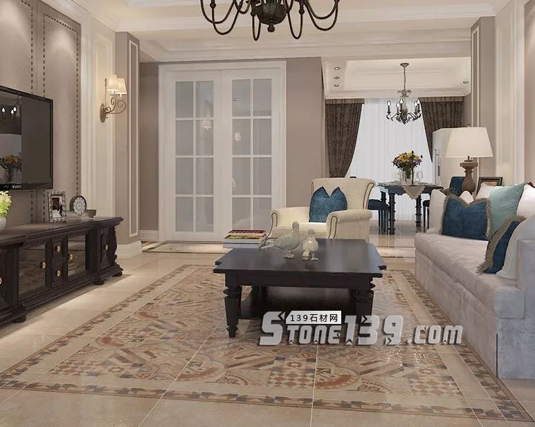 地面空間鋪陳，天馬行空的石材應用