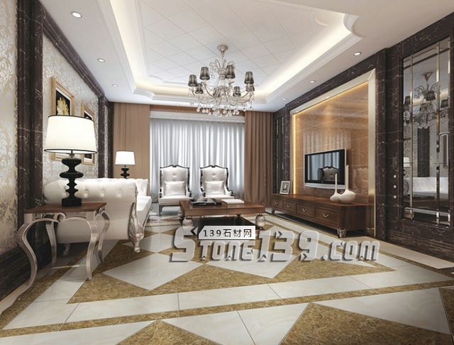 地面空間鋪陳，天馬行空的石材應用