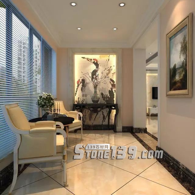 那些用石材裝飾的漂亮玄關(guān) 你心動(dòng)了嗎?