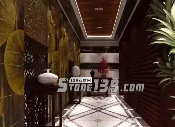 那些用石材裝飾的漂亮玄關(guān) 你心動(dòng)了嗎?