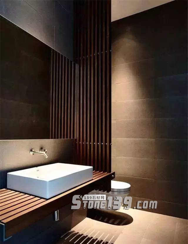 衛生間裝石材要這樣用 干濕分離效果好