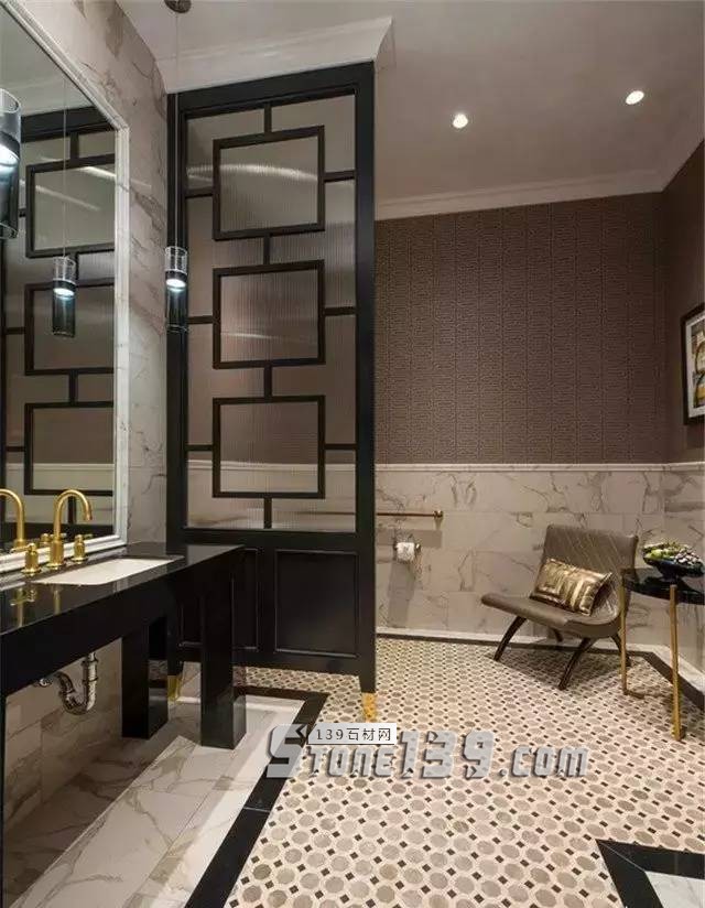 衛生間裝石材要這樣用 干濕分離效果好