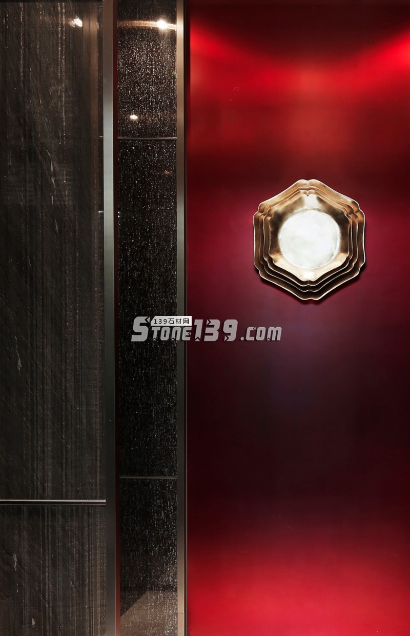 古木紋大理石內裝墻面案例