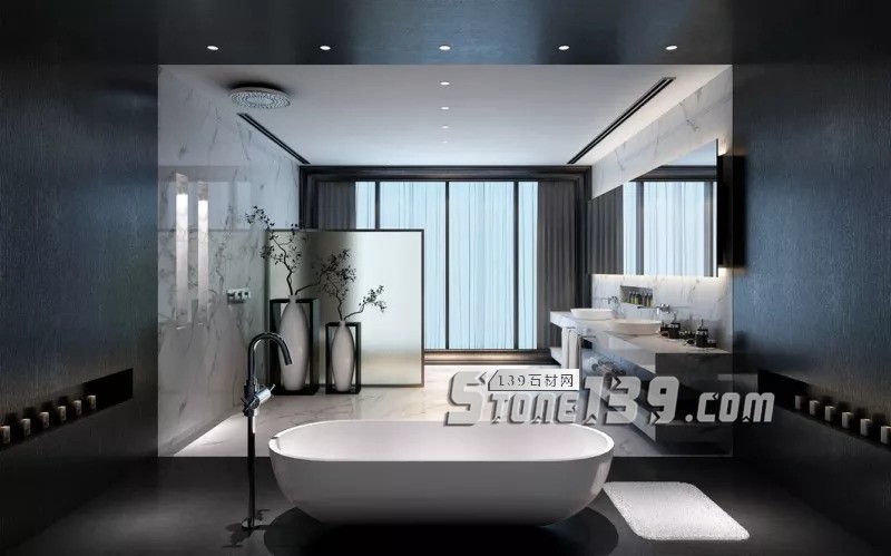 東南亞風格衛生間石材裝飾