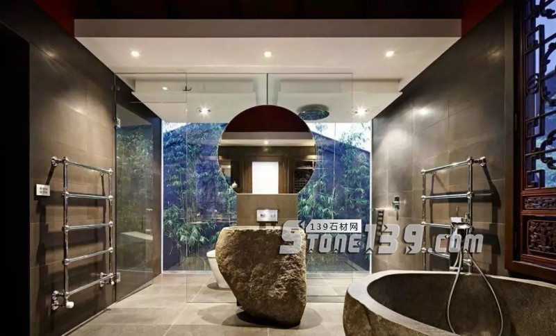 東南亞風格衛生間石材裝飾