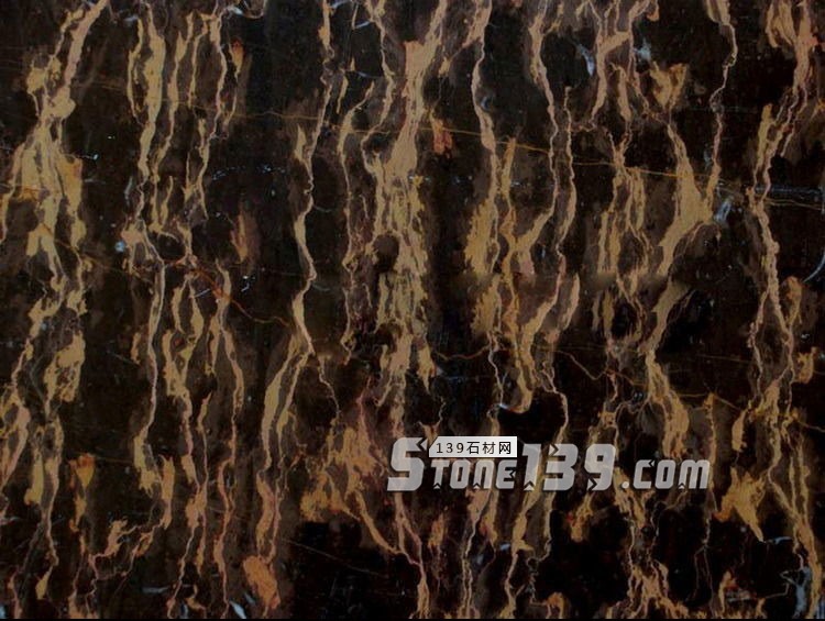 黑金花與深啡網和國產雅倫金大理石的介紹對比