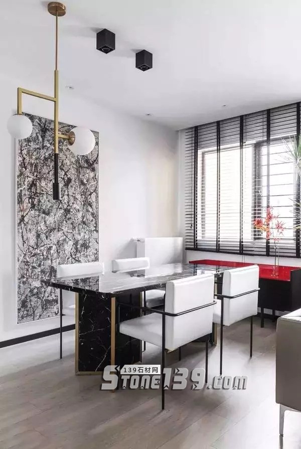 大理石+金屬，輕奢風的最佳cp