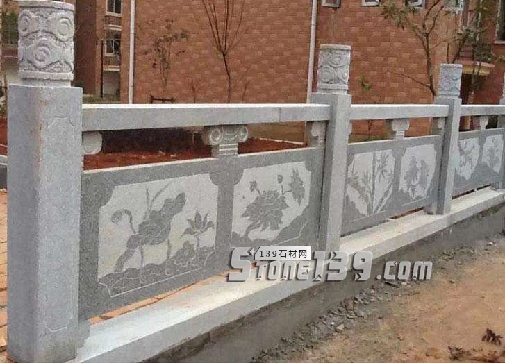 石欄桿石材護欄板工程實例一