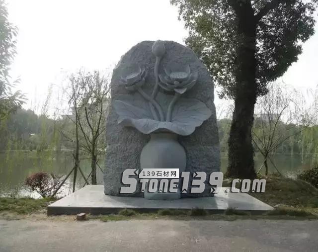 蓮花石雕產品