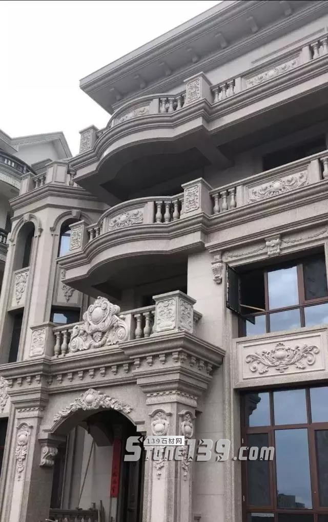 不要小看農村,石材別墅消費起來也是很大一個工程量 農村石材別墅