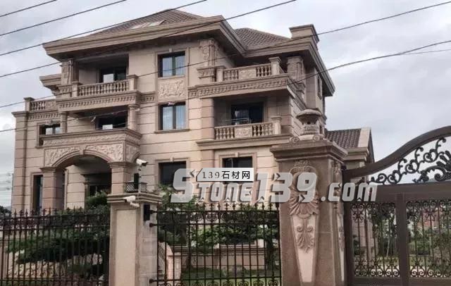 不要小看農村,石材別墅消費起來也是很大一個工程量 農村石材別墅