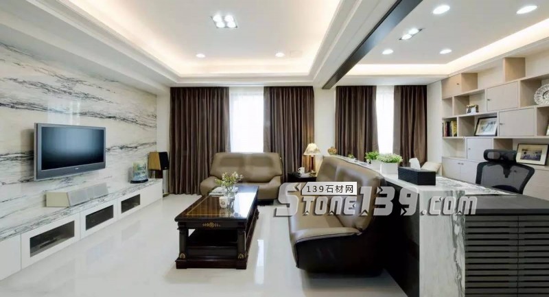 大理石背景墻,在現(xiàn)代家居裝飾中,為什么更受青睞?