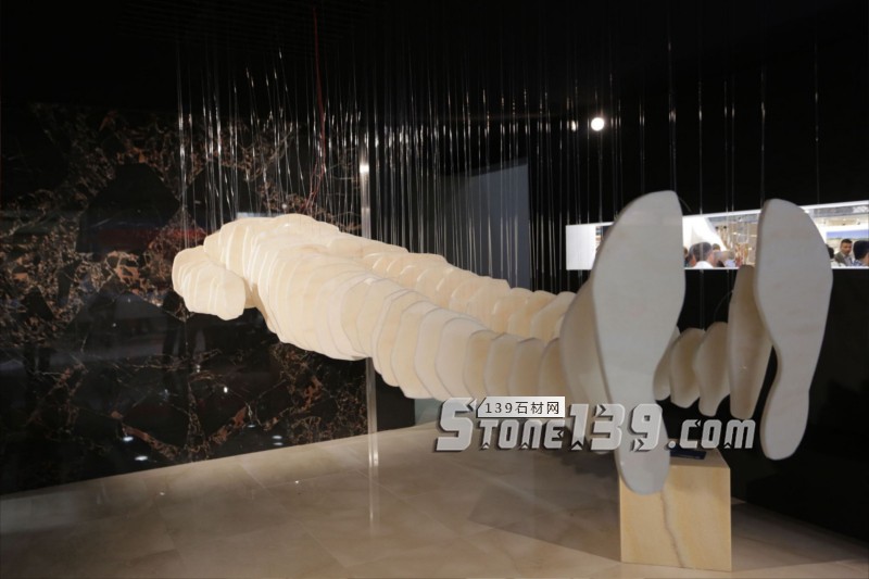 意大利石材展會上的那些大理石藝術品