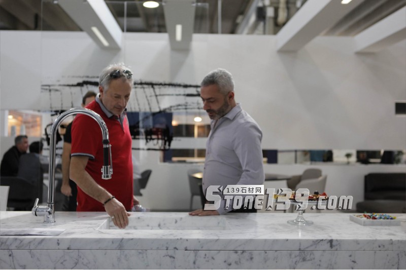 意大利石材展會上的那些大理石藝術品