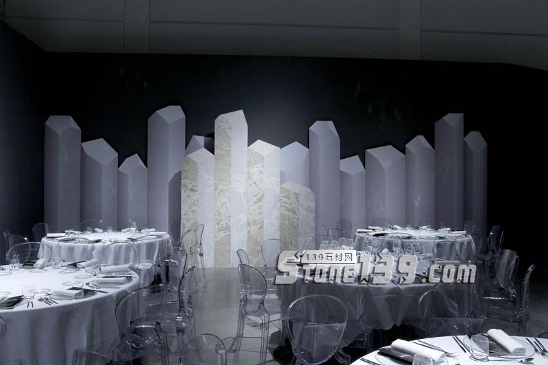 意大利石材展會上的那些大理石藝術品