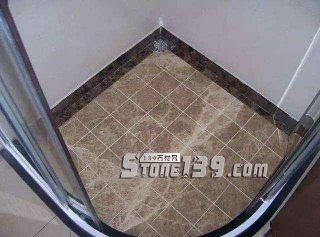 大理石拉槽做淋浴房地板的兩點好處