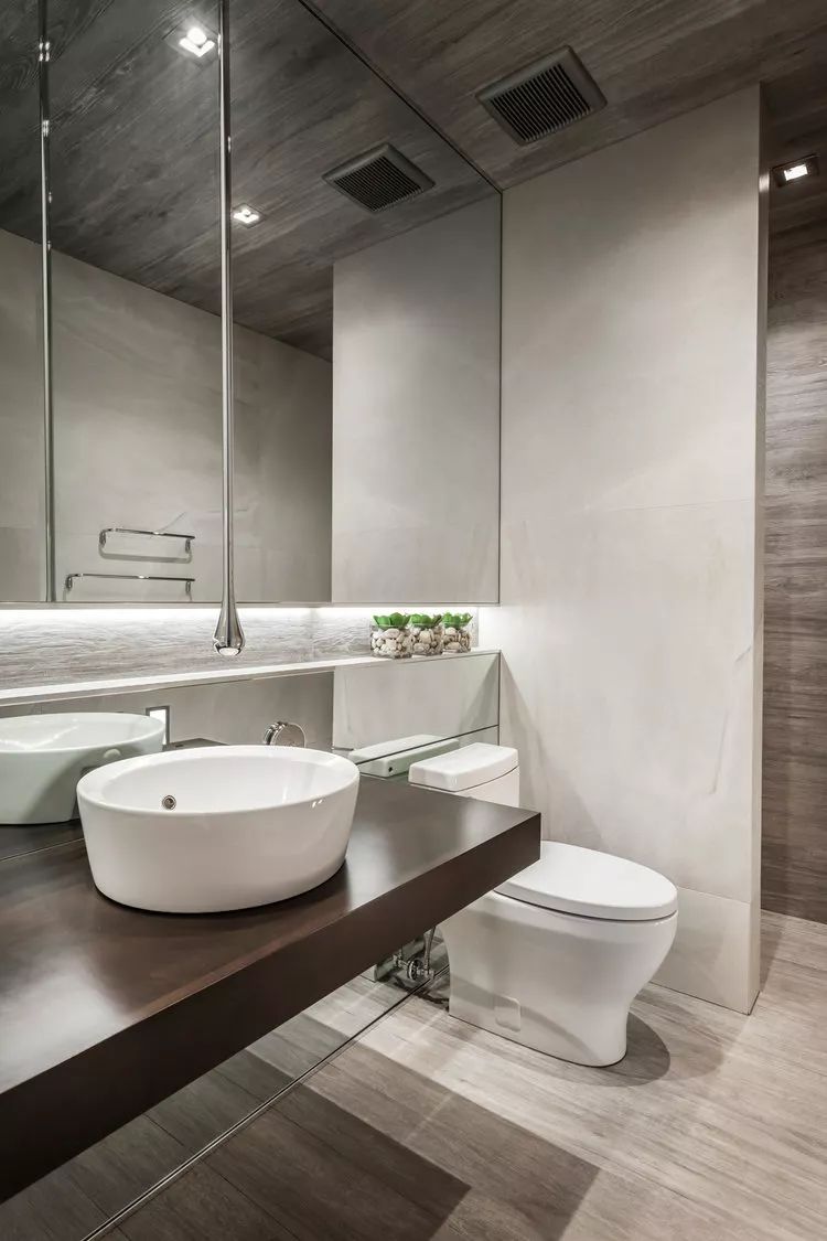 大理石裝飾的室內空間 黑白灰色經典國際范