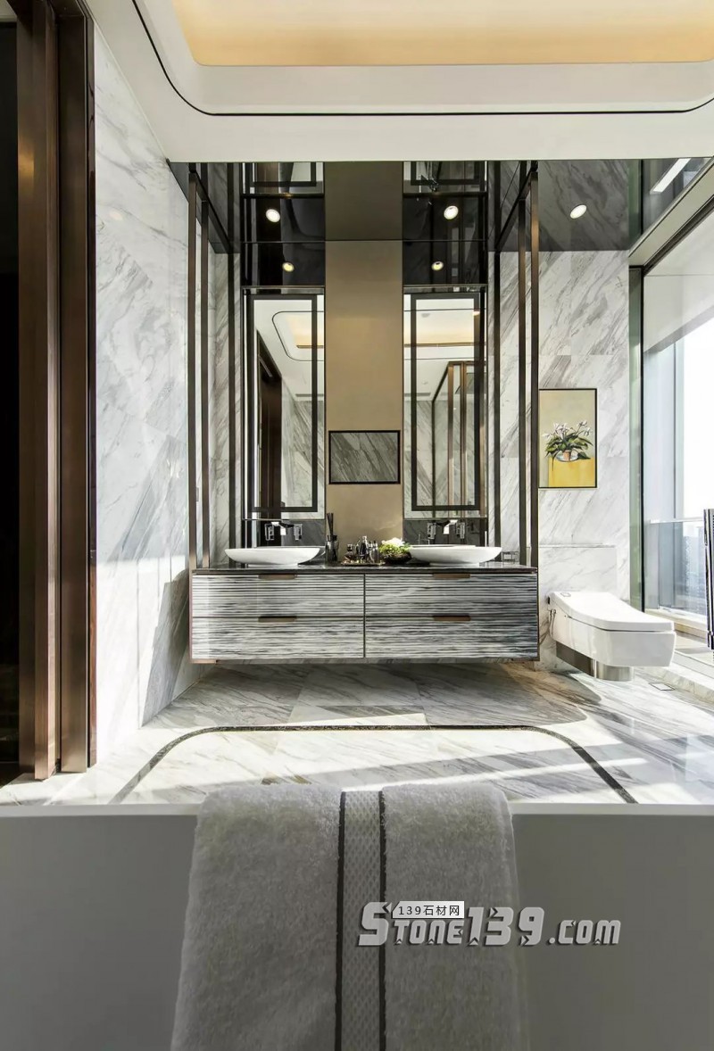 廚衛(wèi)空間的大理石裝飾設(shè)計欣賞