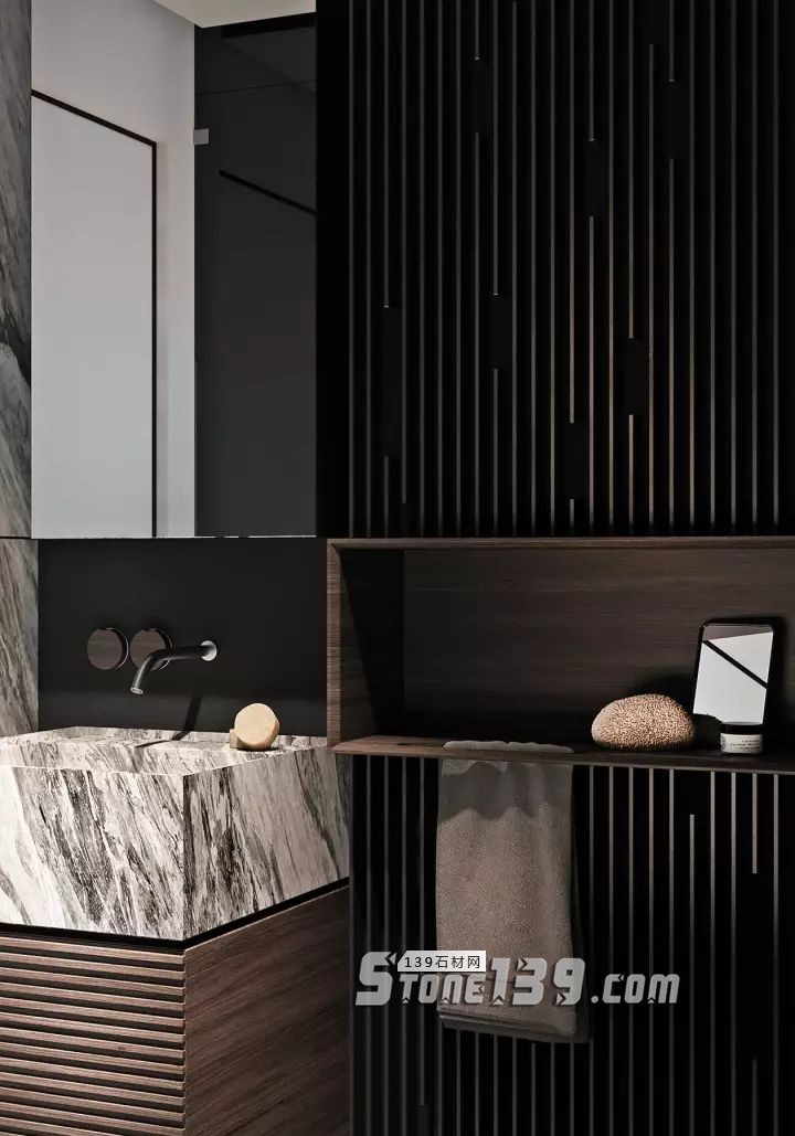 廚衛(wèi)空間的大理石裝飾設(shè)計欣賞