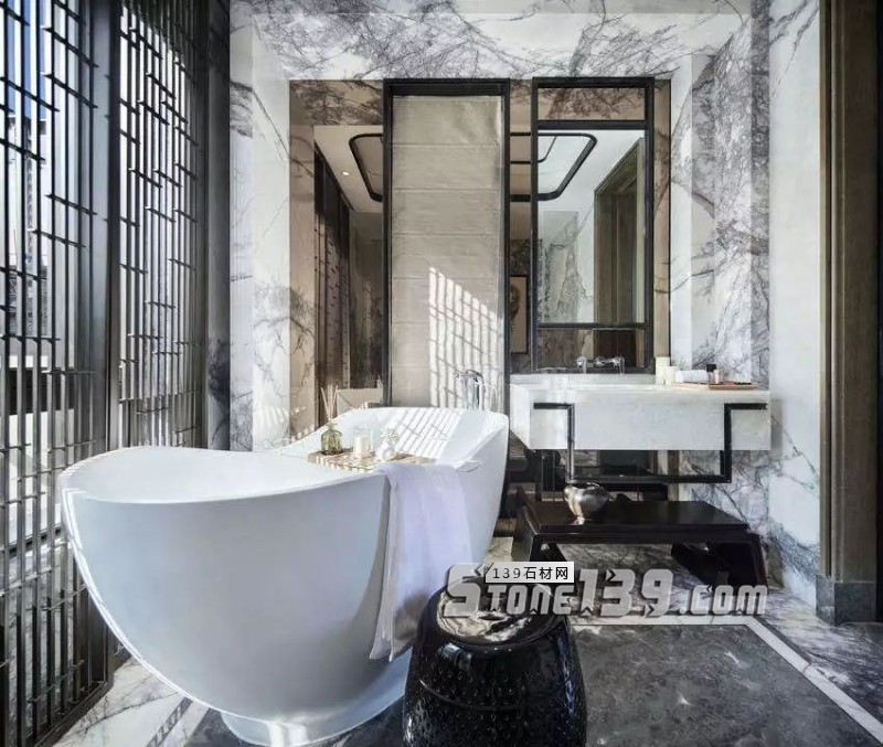 廚衛(wèi)空間的大理石裝飾設(shè)計欣賞