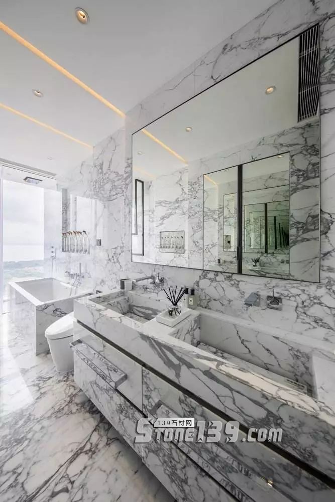 廚衛(wèi)空間的大理石裝飾設(shè)計欣賞