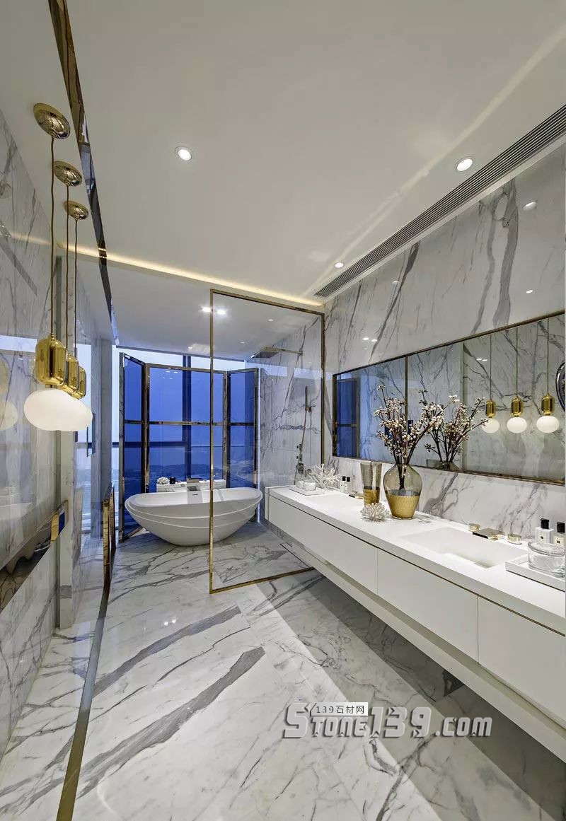 廚衛(wèi)空間的大理石裝飾設(shè)計欣賞