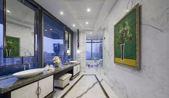 廚衛(wèi)空間的大理石裝飾設(shè)計欣賞