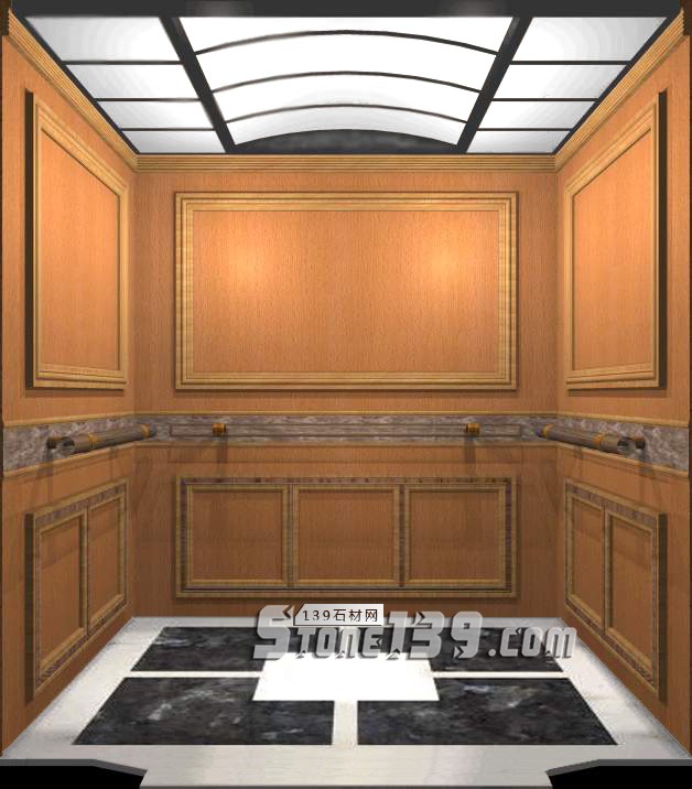 電梯大理石地板轎廂石材地面拼花欣賞