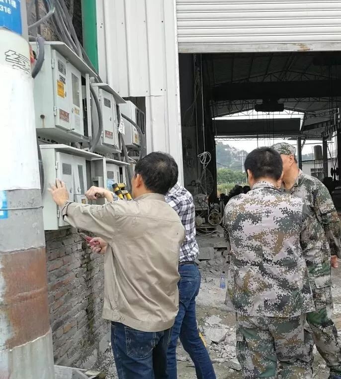 福建省南安市豐州鎮取締26家不符環保規范的石材加工企業