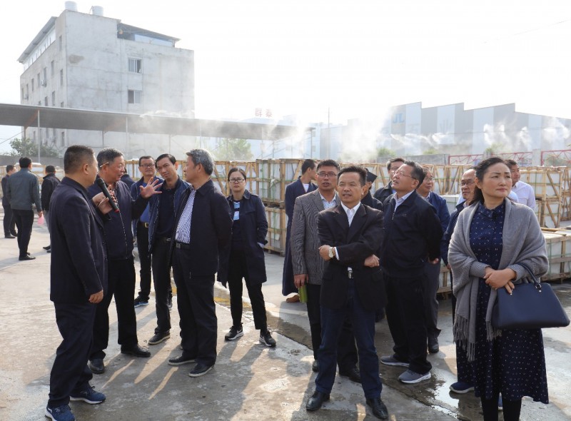 湖北黃岡政協委員蒞臨中部(麻城)石材循環經濟產業園調研!