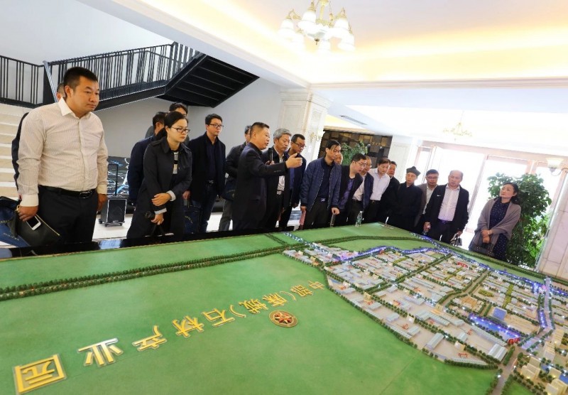 湖北黃岡政協委員蒞臨中部(麻城)石材循環經濟產業園調研!