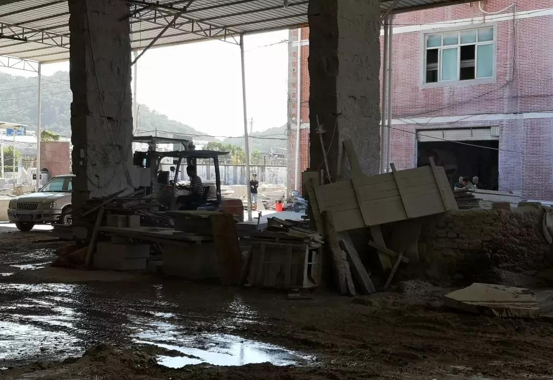 福建南安市豐州鎮石材行業環保整治現場