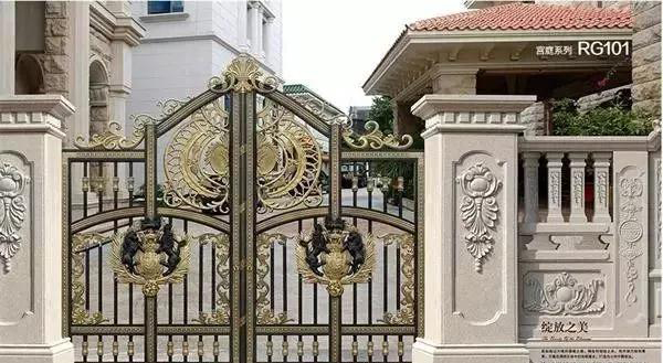 洋房別墅門柱裝飾應用合集欣賞【多圖】 洋房別墅石材庭院門柱