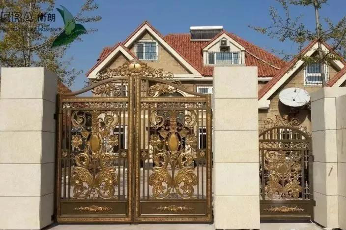 洋房別墅門柱裝飾應用合集欣賞【多圖】 洋房別墅石材庭院門柱